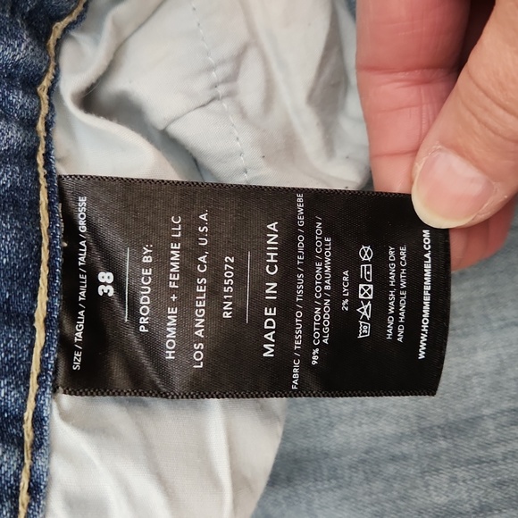 Homme + Femme Jean's Size 38 - Picture 15 of 16